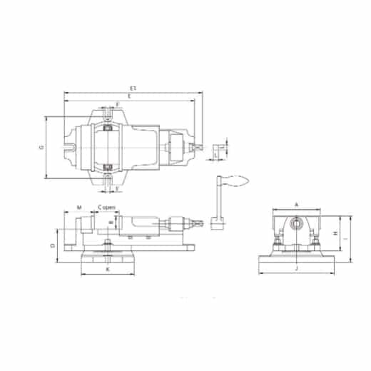 PROFI-Maschinenschraubstock 5' – Bild 2
