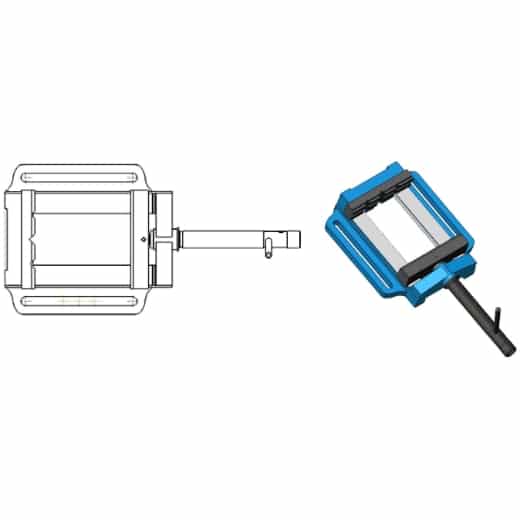 PROFI-Maschinenschraubstock 6'/ 150 mm – Bild 2