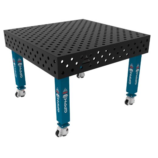 Schweißtisch ECO auf Rädern 1200x1200 mm 28-diag