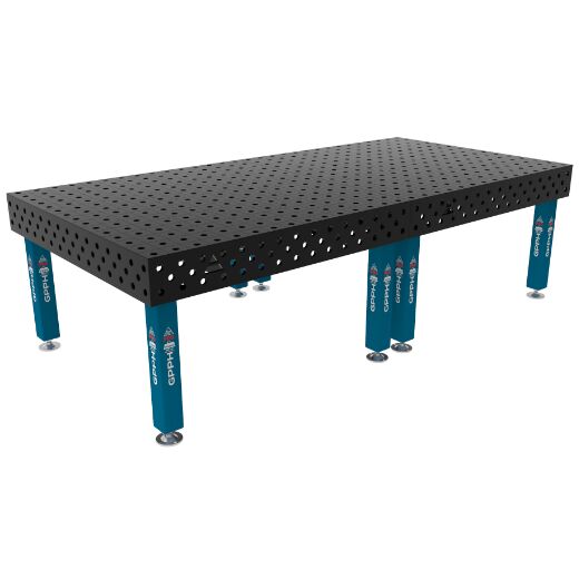 Edelstahl Schweißtisch PRO 3000x1480 mm 28-100x100