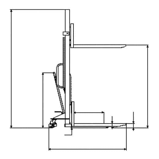 Gabelhochhubwagen GHHW 1000