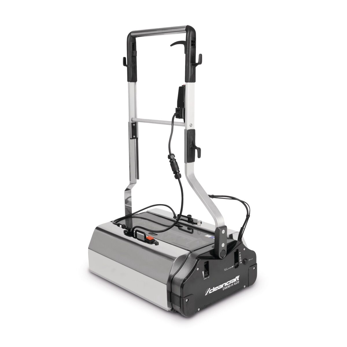CleanCraft DWM-H 620 Reinigungsmaschine mit Griff und Kabel, schräge Rückansicht.
