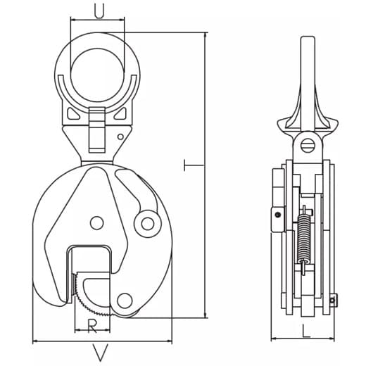 Blechgreifer 1.000 kg mit Schwenköse