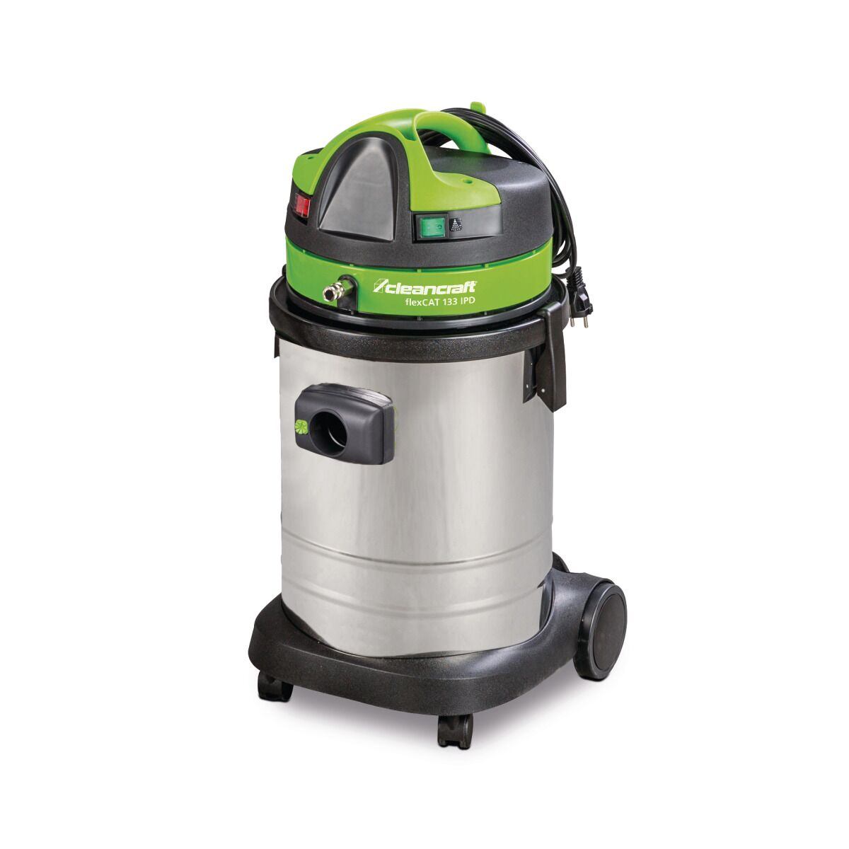 Cleancraft flexCAT 133 IPD mit sichtbarem Sauganschluss vorn.