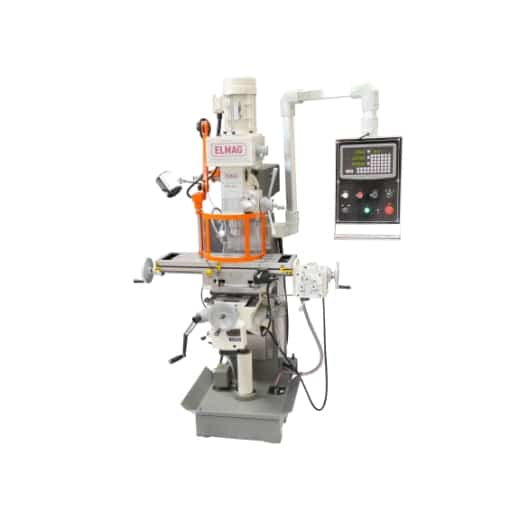 Getriebe Fräs- und Bohrmaschine Modell MFB 50 LGT inkl. 3-Achs Digitale Positionsanzeige