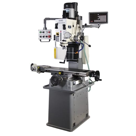 Getriebe Fräs- und Bohrmaschine MFB 45 GLH inkl. 3-Achs digitale Positionsanzeige 'SINO'