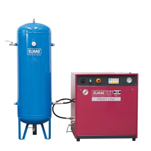 Kompressor PROFI-LINE 'SILENT' PL-S 750/10/3 D - im Paket 1