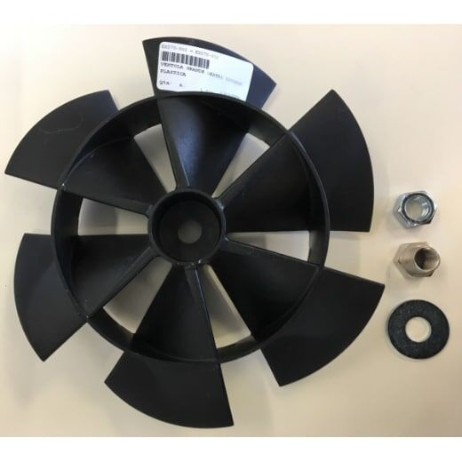 PVC-Ventilatorflügel mit Mutter