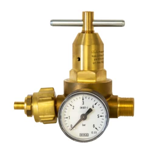 Klein-Druckregler 'PROPAN' mit Manometer 0-6 bar
