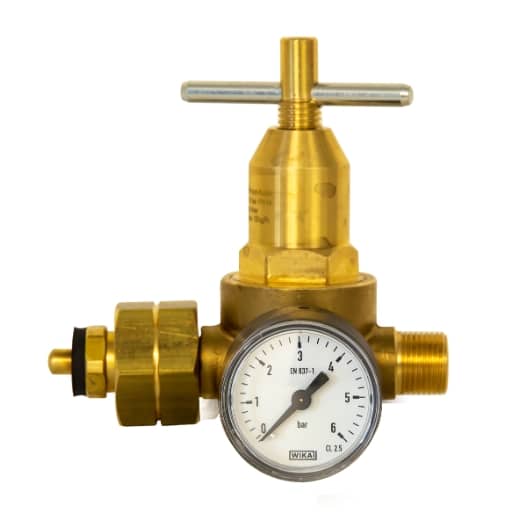Klein-Druckregler 'PROPAN' mit Manometer 0-6 bar