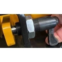 Arretierung inkl. Mutter M20x10 für Handgriff