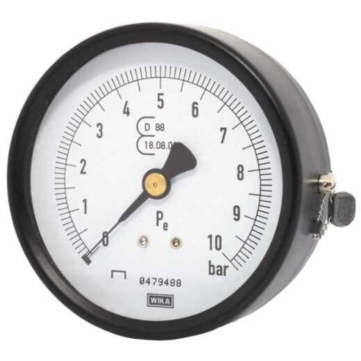 Druckmanometer 0-10 bar 'eichfähig'