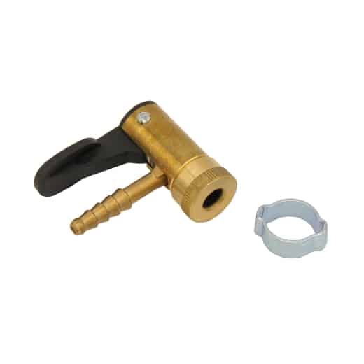 Hebel-Ventilstecker mit Schlauchklemme