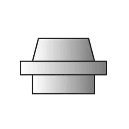 Isolierring (weiß) zu Gaslinse Standard