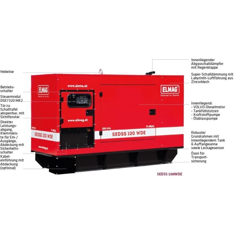 Stromerzeuger SEDSS 100WDE-ECO-STAGE 3 von ELMAG – Bild 5