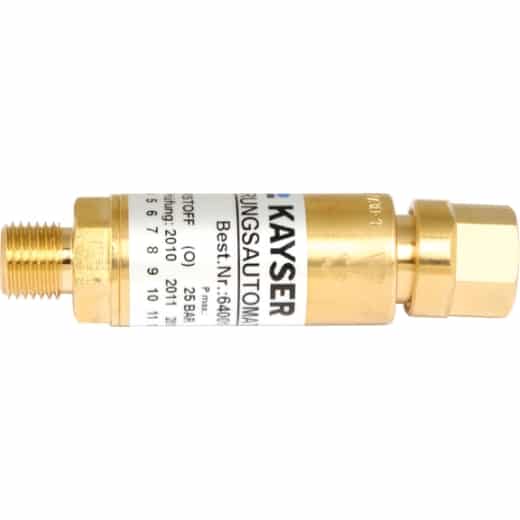 Rückschlagsicherung für Sauerstoff