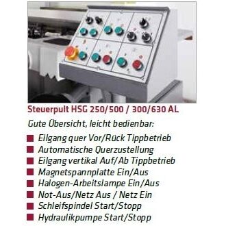 Flächenschleifmaschine HSG 250/500 AL – Bild 6