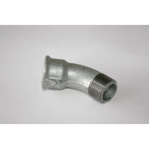 Bogen 45° verz. IG 3/4' x AG 3/4'