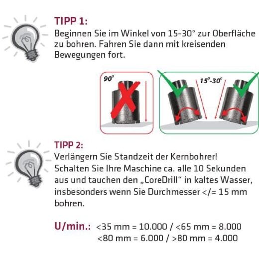 Diamant-Kernbohrer Dia- CoreDrill – Bild 2