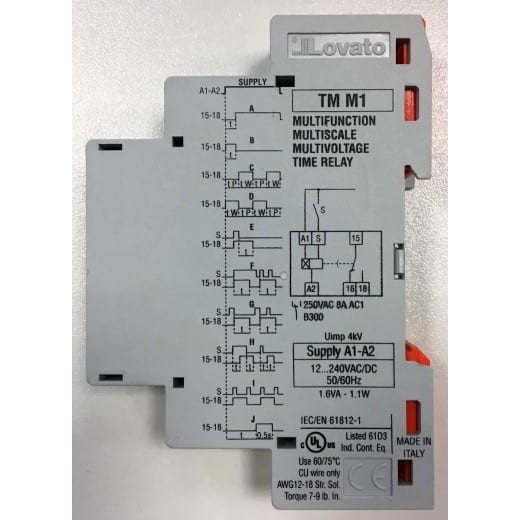Multifunktions-Zeitrelais für Stromerzeuger