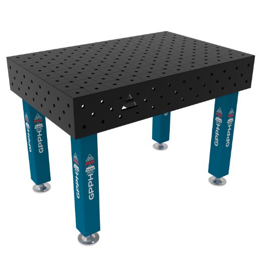 Edelstahl Schweißtisch PLUS 1200x800 mm 16-diag