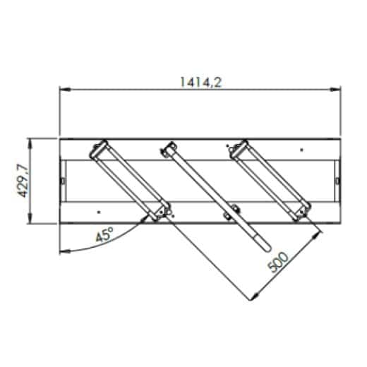 B2Minck diagonal 500mm