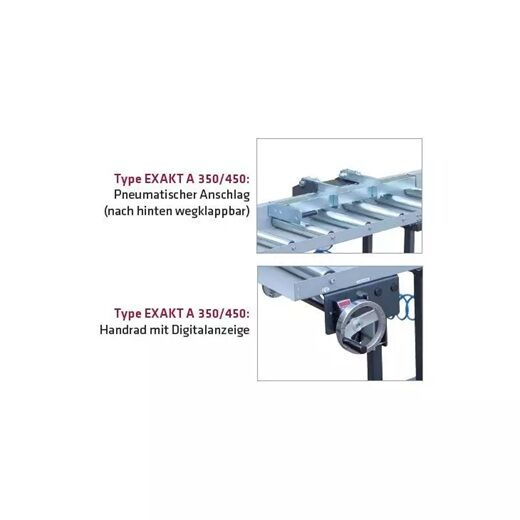 Rollbahn mit Handradverstellung