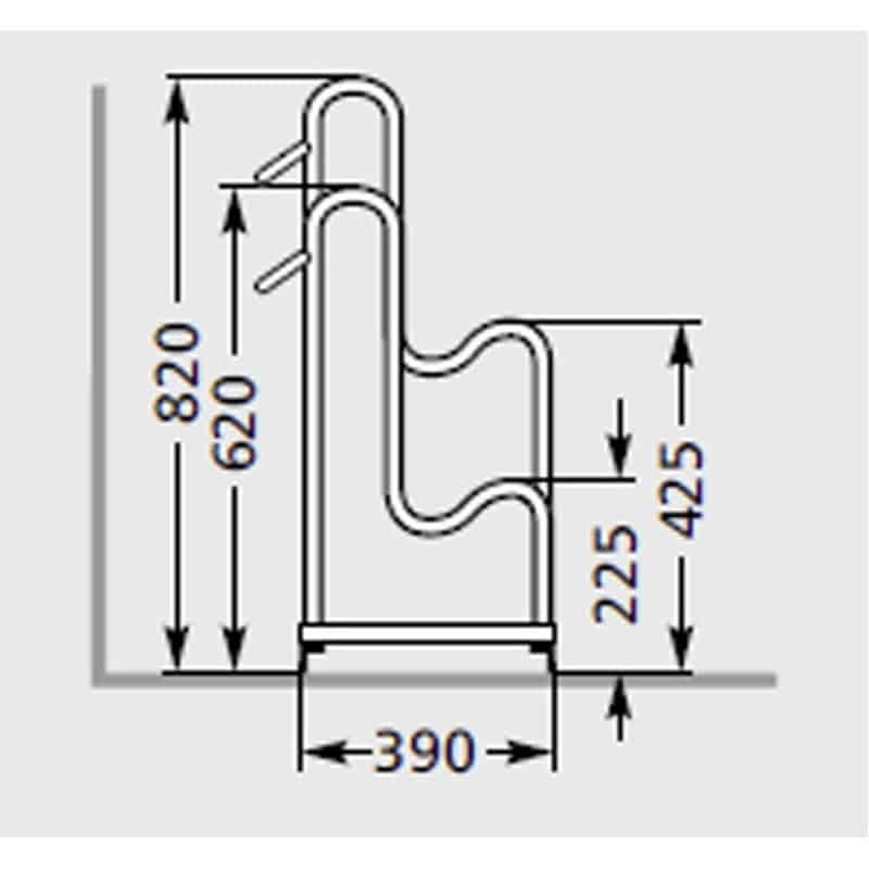 Fahrradständer Standparker 4000 BR von WSM – Bild 2