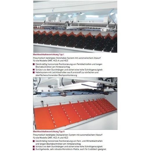 Hydraulische Tafelblechschere – Bild 7