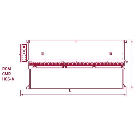 Hydraulische Tafelblechschere HGS-A 3100x6mm – Bild 6