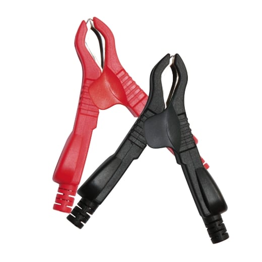 Polklemme (schwarz -) - vollisoliert