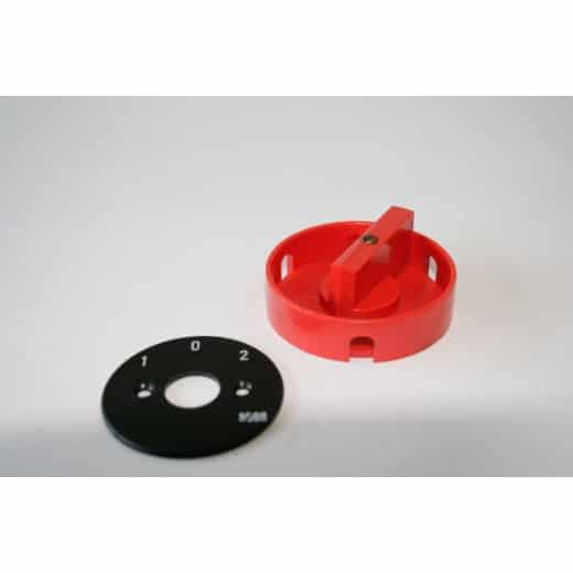 Griff (rot) zu Schalter 1/0/2
