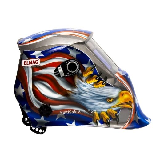 Automatik-Kopfschweißschirm, Design 'EAGLE' – Bild 3