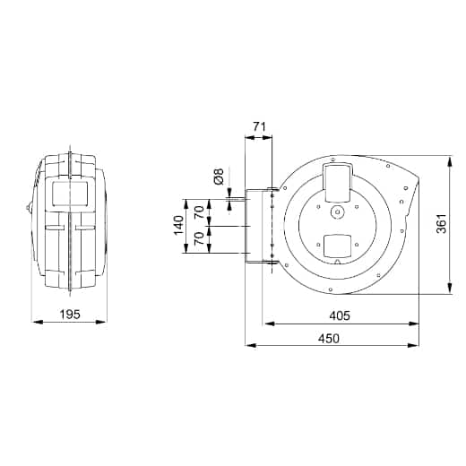 Automatischer Schlauchaufroller ROLL AIR MAJOR 15 – Bild 5