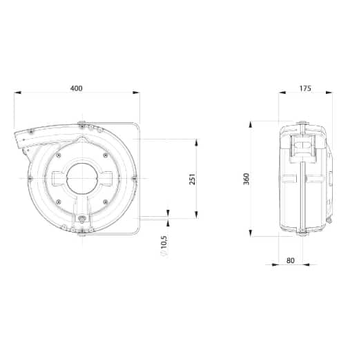 Automatischer Schlauchaufroller Roll Air Industrie 12 – Bild 2
