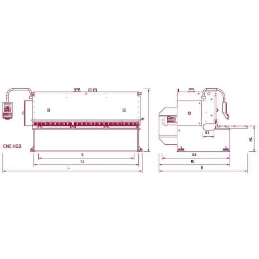 Hydraulische Tafelblechschere – Bild 7