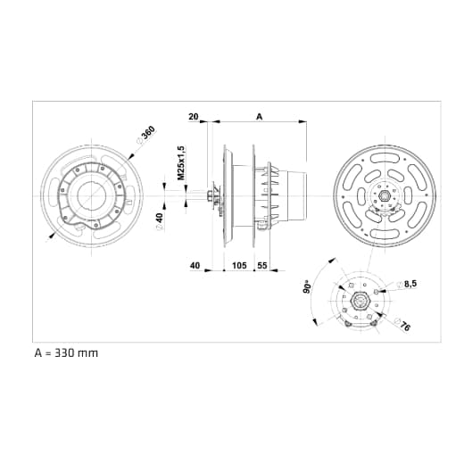 Autom. Kabelaufroller ZECA 1442 RNF – Bild 2