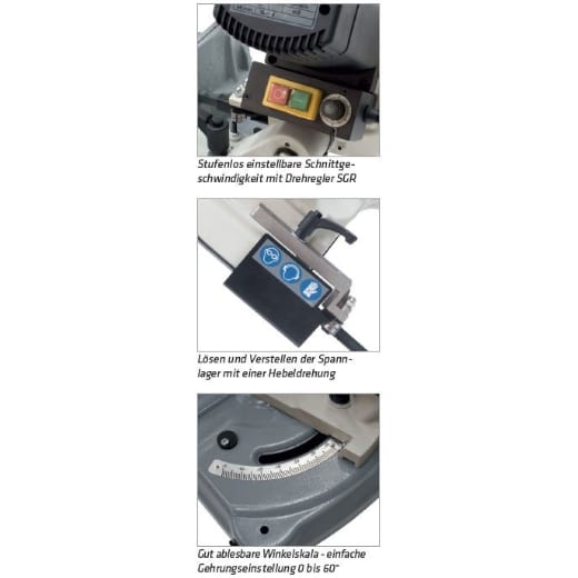 Metall-Bandsägemaschine TB 150 Vario – Bild 3