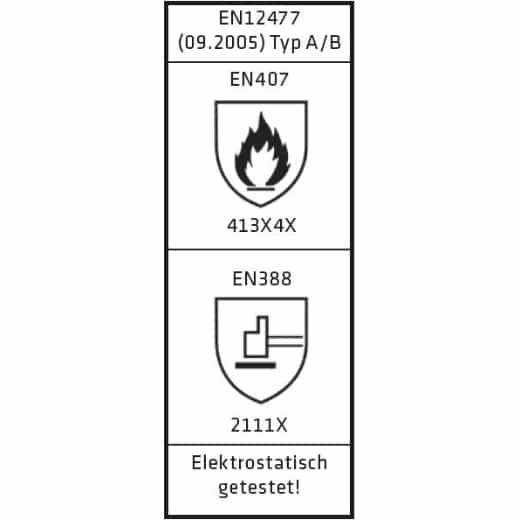 5-Finger-Schweißerhandschuhe WELDAS 10-1005 XXL – Bild 2