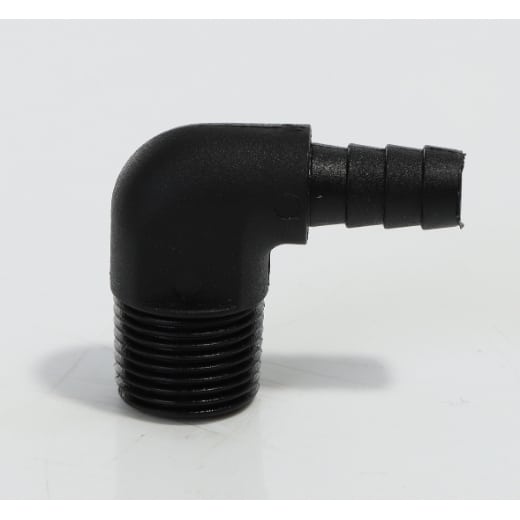 90° Knie PVC schraubbar zu Kühlmittelpumpe (TT 90 mm)