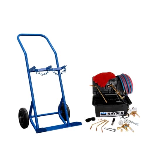 AUTOGEN-Komplett-Set - ohne Gasflaschen Montagebox KE 17/5m - Set / 10 l