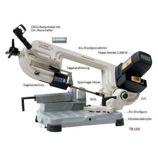 Metall-Bandsägemaschine TB 150 Vario – Bild 2
