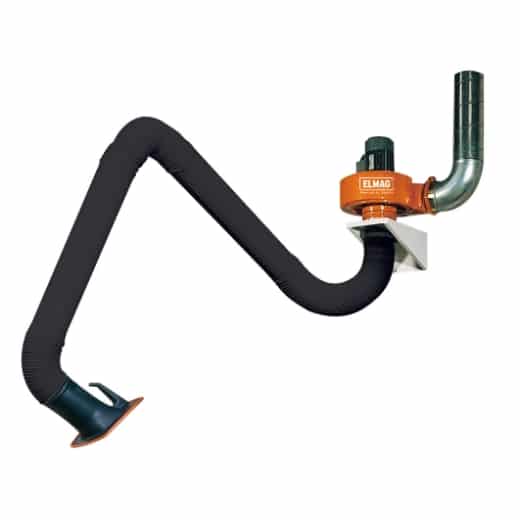 Abluftset mit Absaugarm 3m in Rohrausf.