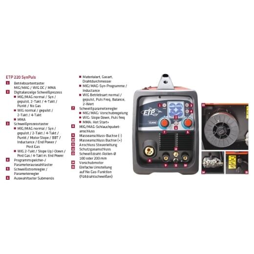 Multifunktions-Schweißinverter, - STAHL-ALU-SET – Bild 5