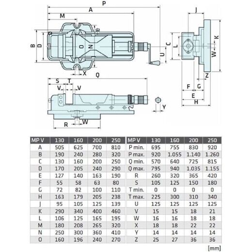 Hydraulikschraubstock MP 160 V – Bild 2