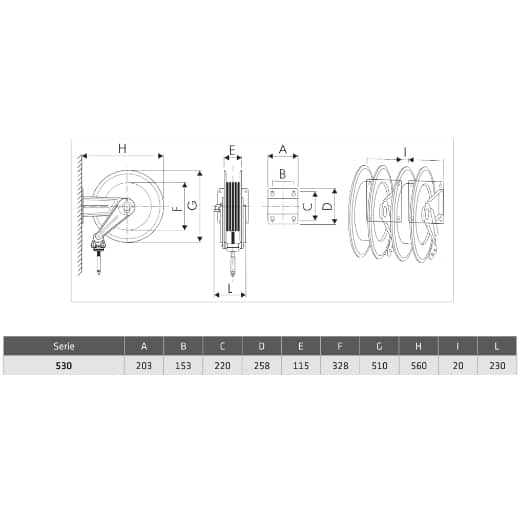 INDUSTRIE Schlauchaufroller '530/31' – Bild 2