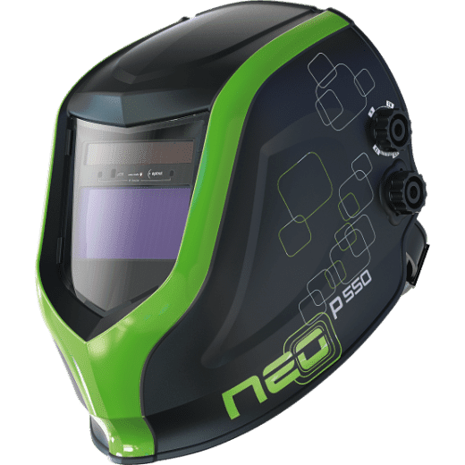 Automatik-Kopfschweißschirm - neo p550 grün -TC (1007.011)