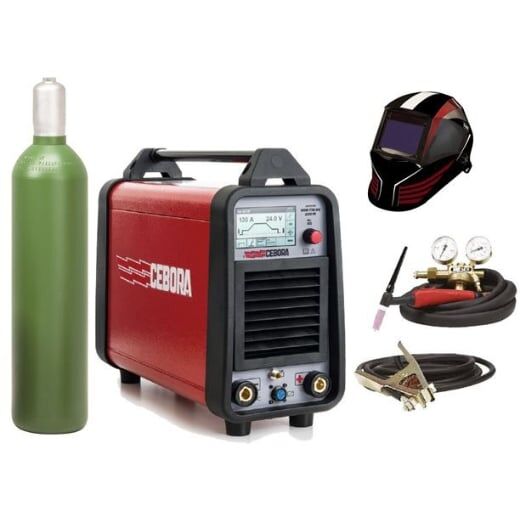 Profi WIG-DC-Schweißinverter 'PFC' CEBORA WIN TIG 'DC' 220 M Plug & Play-SET