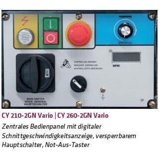 Gehrungs-Bandsägemaschine CY260-2GN VARIO – Bild 2