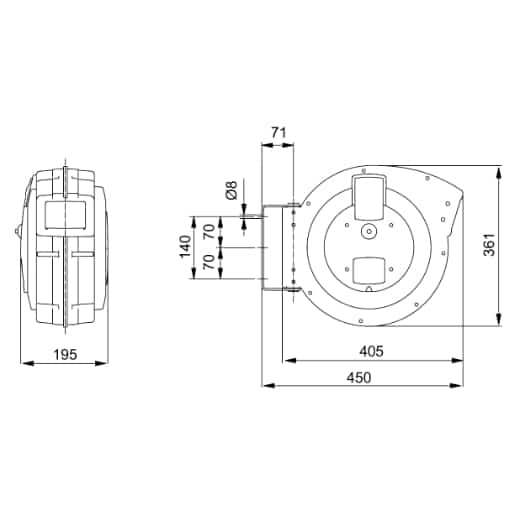 Autom. Kabelaufroller 'H07RN-F''ROLL MAJOR PLUS 230/20 – Bild 4